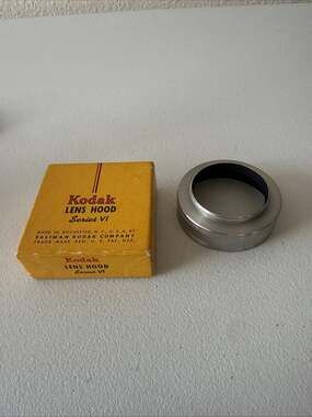 Kodak - Series VI - Silver Metal Lens Hood Shade - Series 6 - Vintage